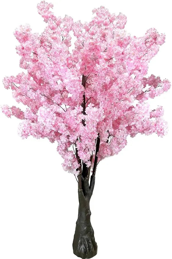 Built-In Cherry Blossom Artificial Tree for Home Office Decor