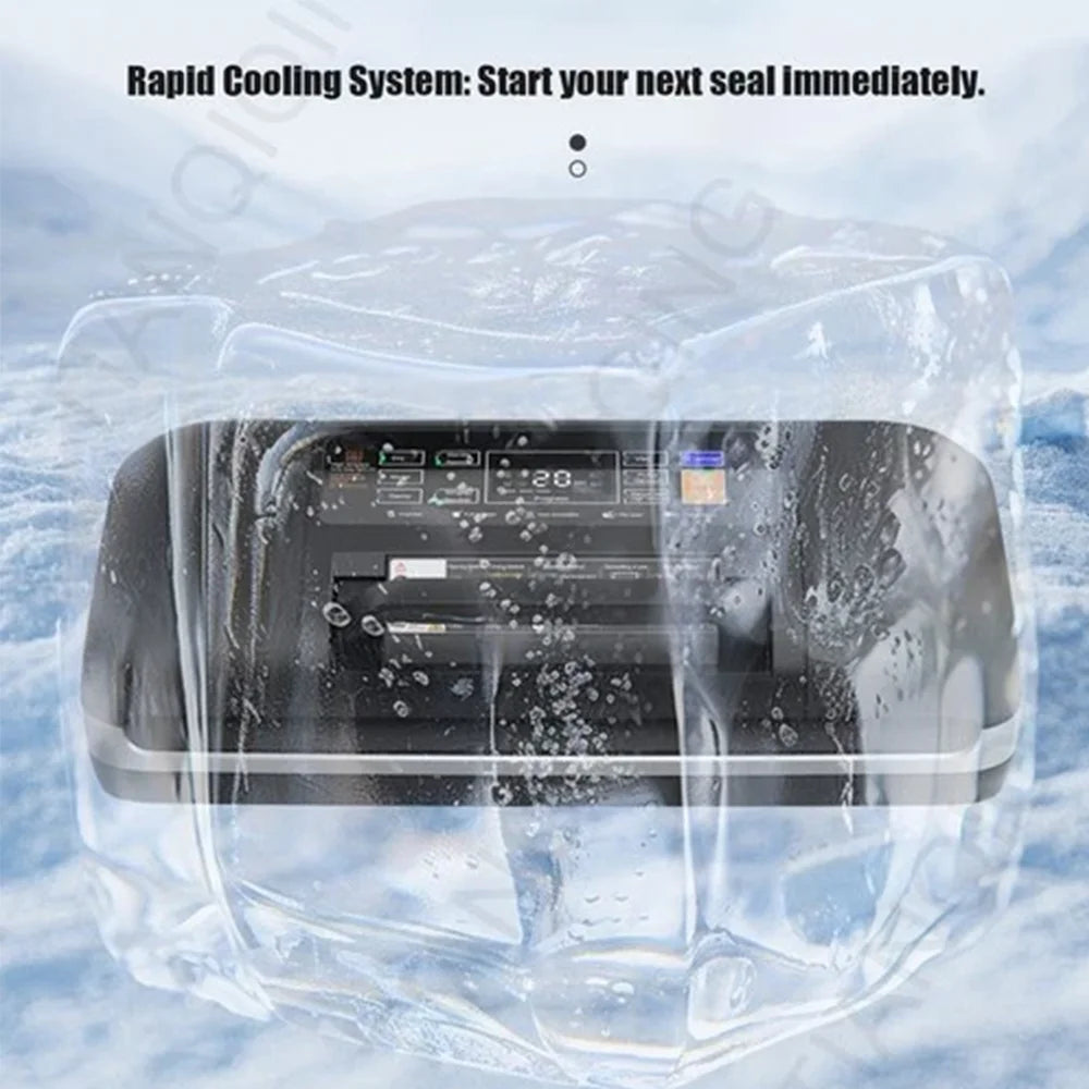 Vacuum Sealer Machine Double Pump Automatic Plastic Sealing Dry Wet Dual-Use Sealer Food Freshness Preservation Machine 85Kpa