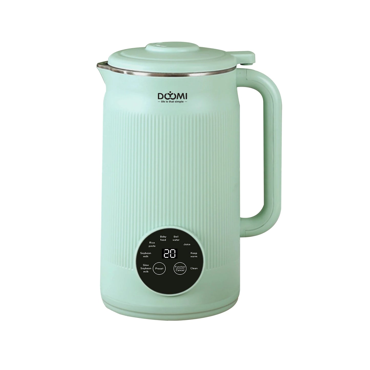 Nut Milk Maker Machine, 35oz Multi-Function Cow Milk Maker, Soy Milk Maker with 10 Blades for Homemade Plant-Based Milk, Oat, So