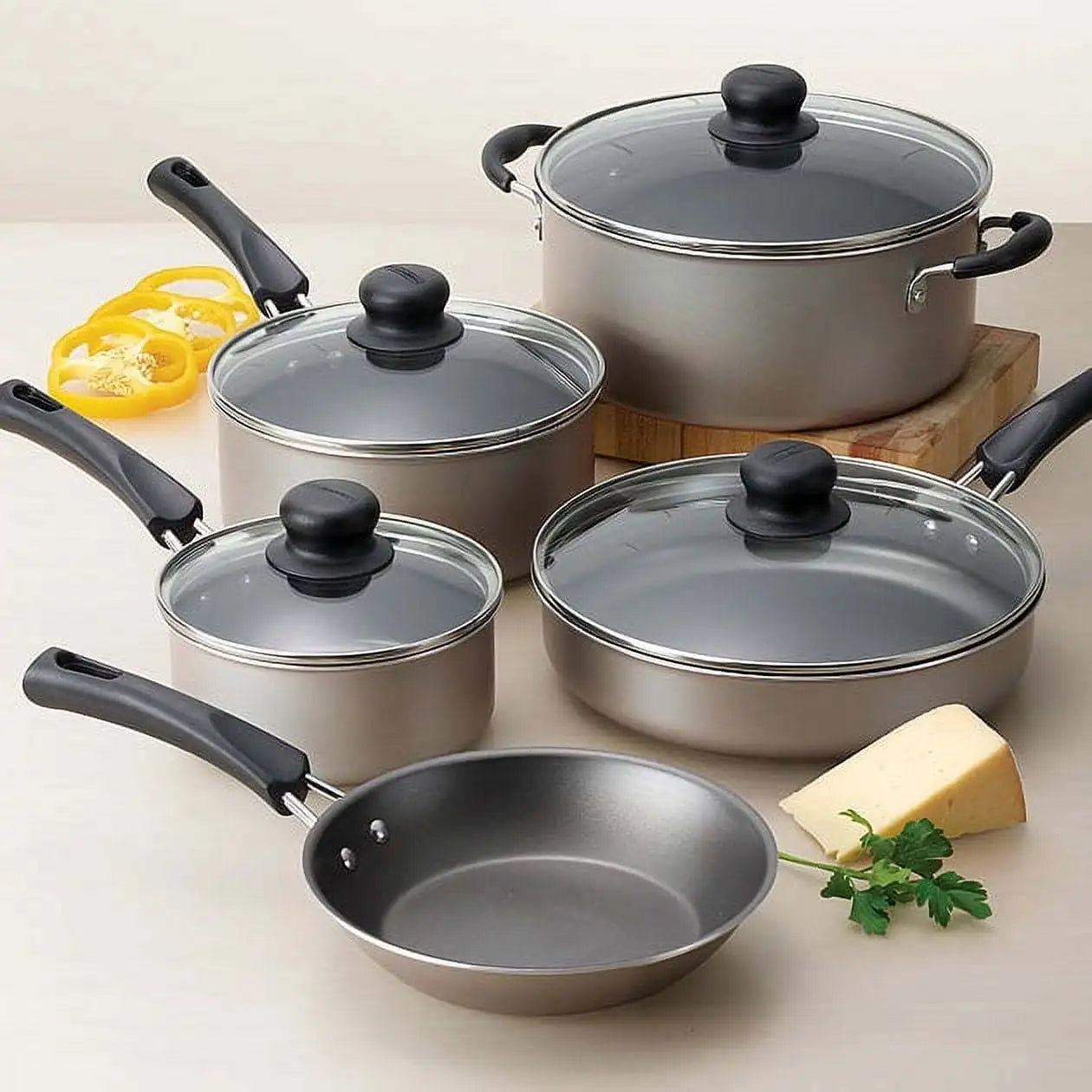 Hign-concerned All-Purpose Nonstick Cookware Set