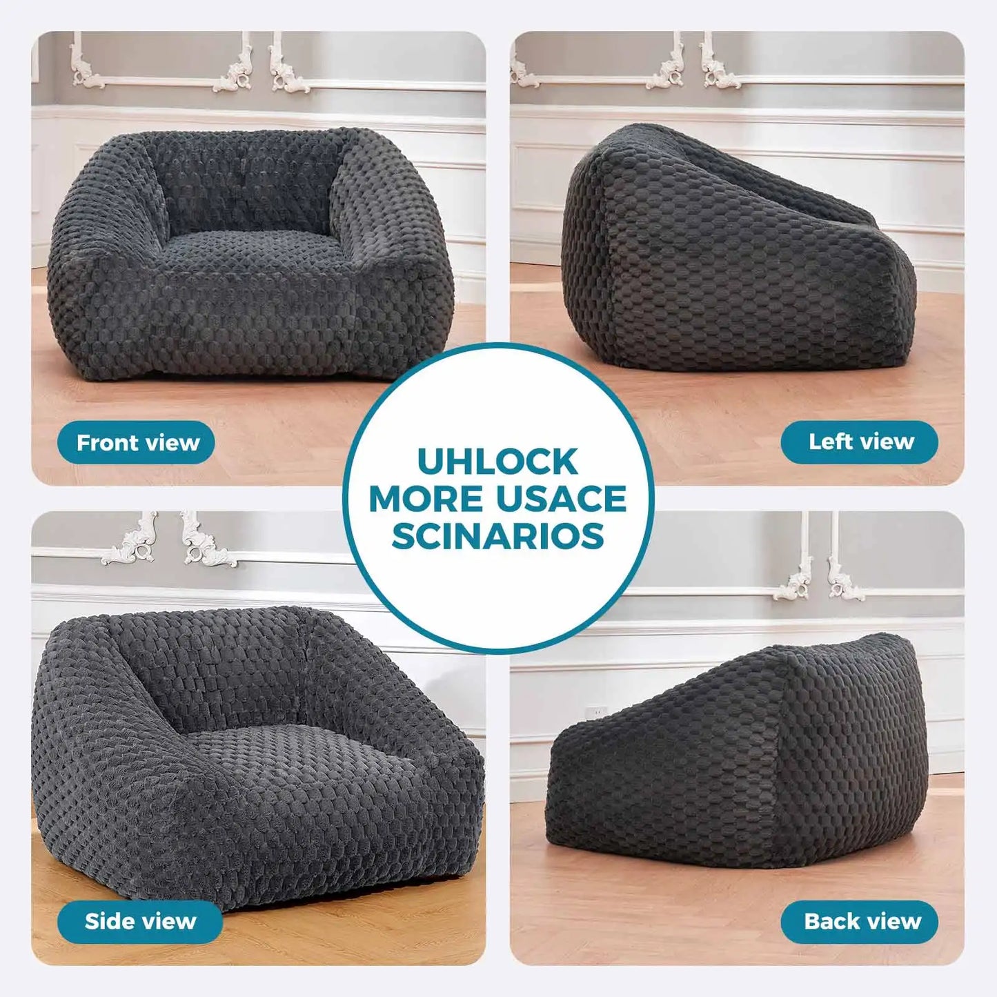 Bean Bag Chair With Memory Foam Filling