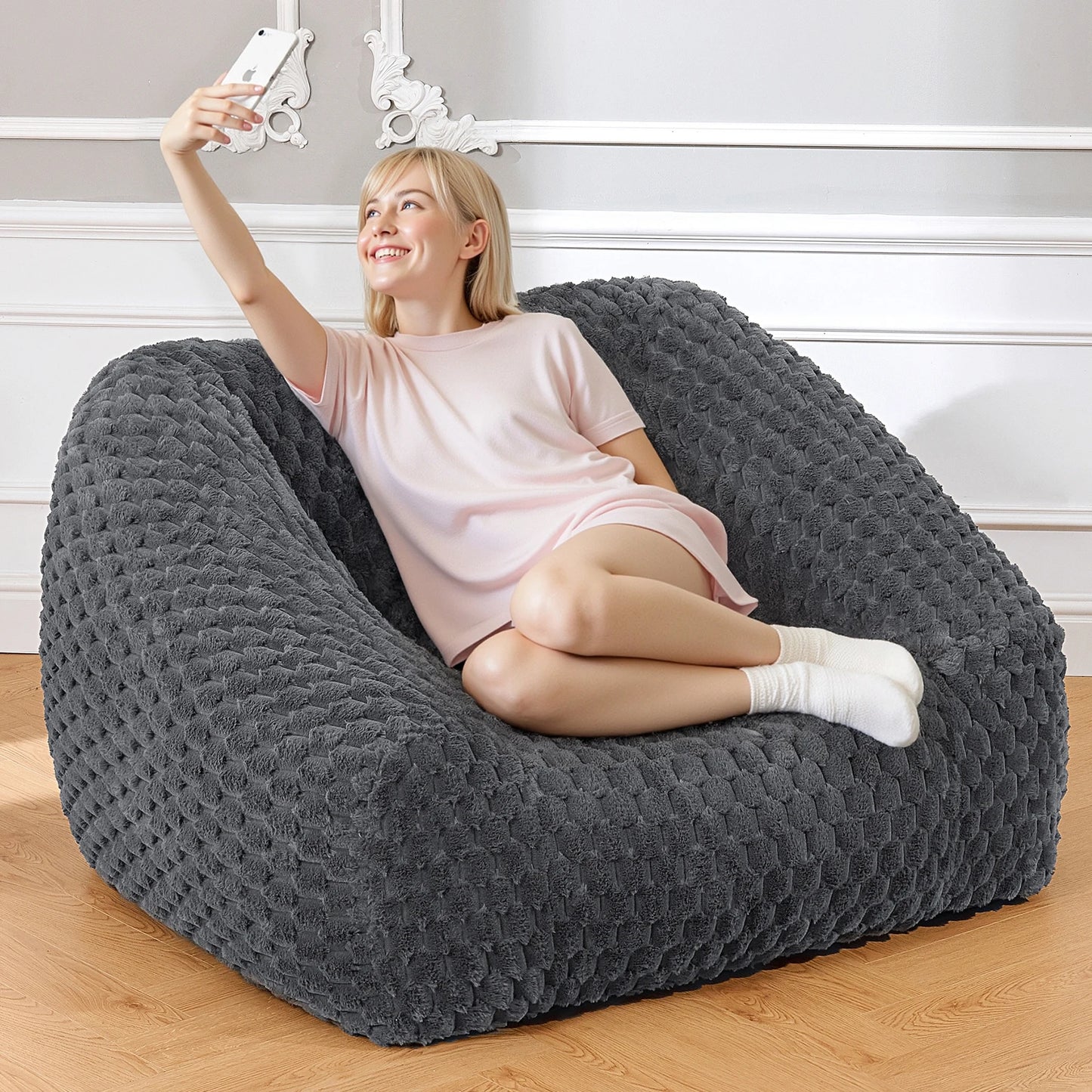 Bean Bag Chair With Memory Foam Filling