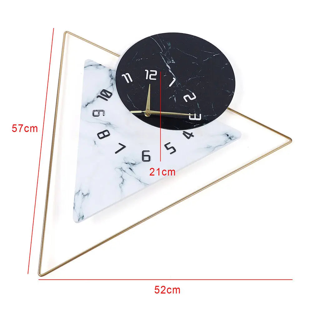 Hign-Concerned Premium-Quality Ultra-Silent Oversized Wall-Clock Decor-Grade Living-Room Office-Ready