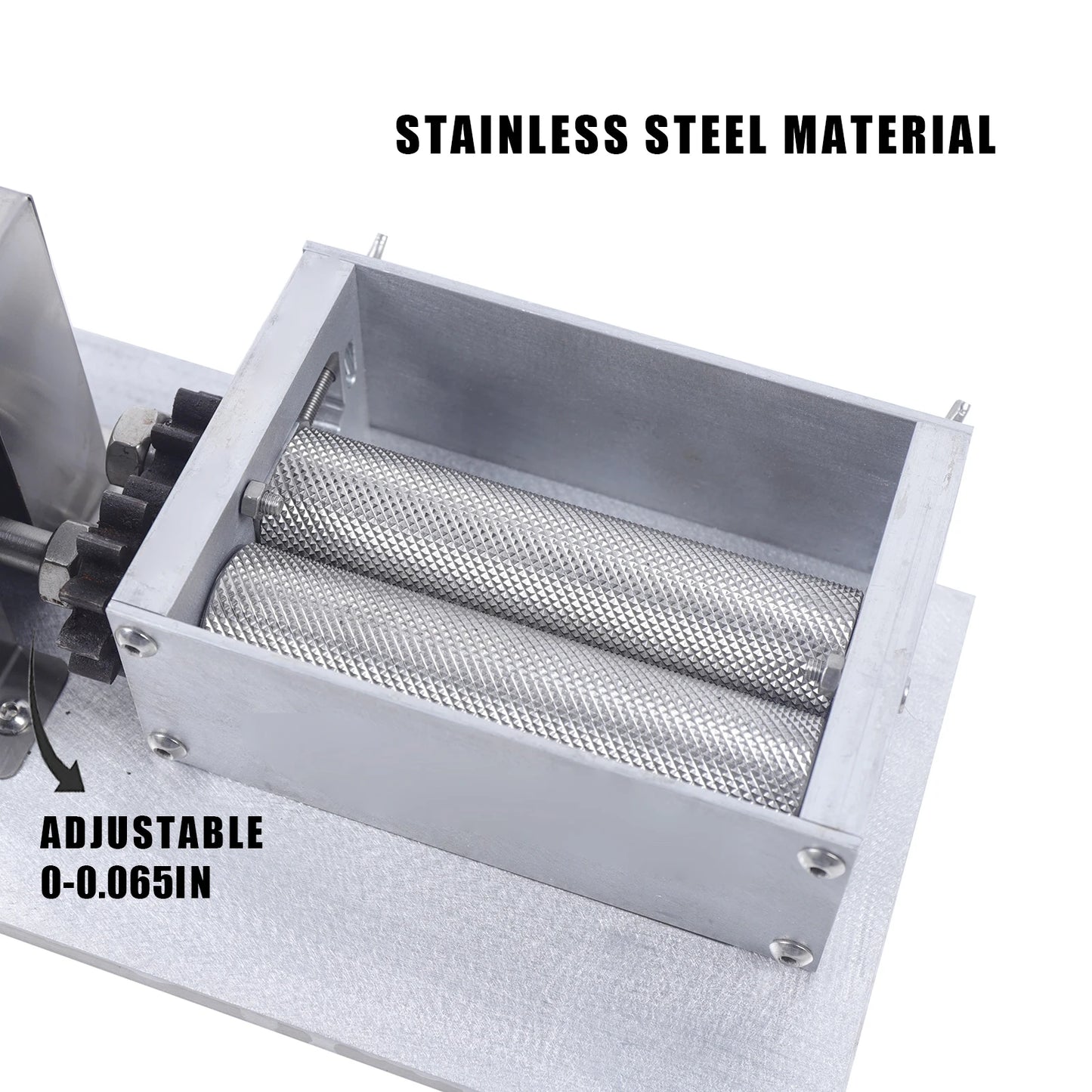 Electric Grain Crusher, Stainless Steel Grinder Big Grinding Machine Mill for Corn Bean Feed Wheat Kitchen Commercial 220V/110V