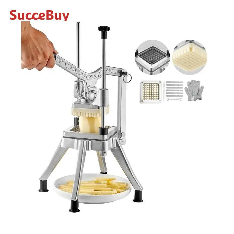VEVOR Heavy Duty Stainless Steel Vegetable Dicer French Fry Cutter