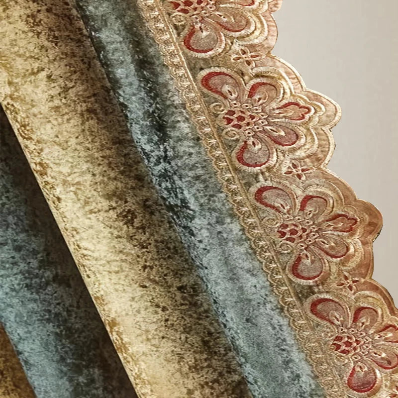 Zhejiang Curtain Fabric Perforated Flannelette For Living Room