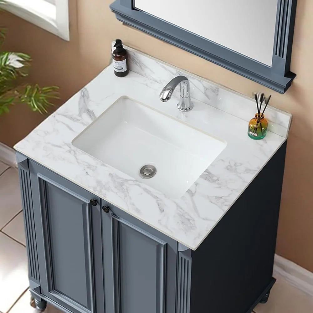 Capacity Sintered Stone Bathroom Vanity Top With Undermount Sink