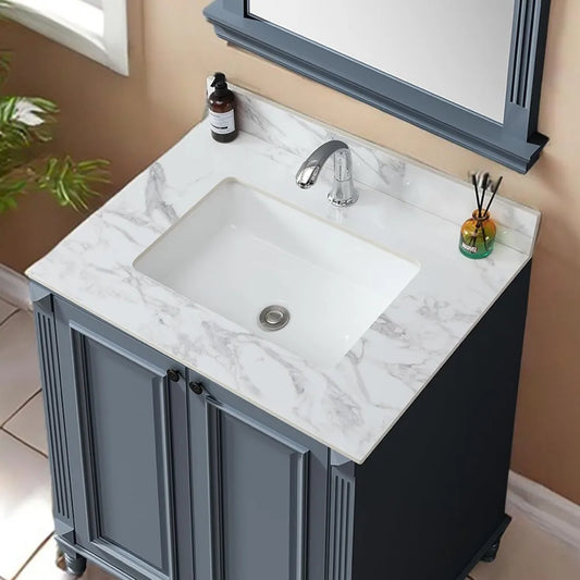 Capacity Sintered Stone Bathroom Vanity Top With Undermount Sink