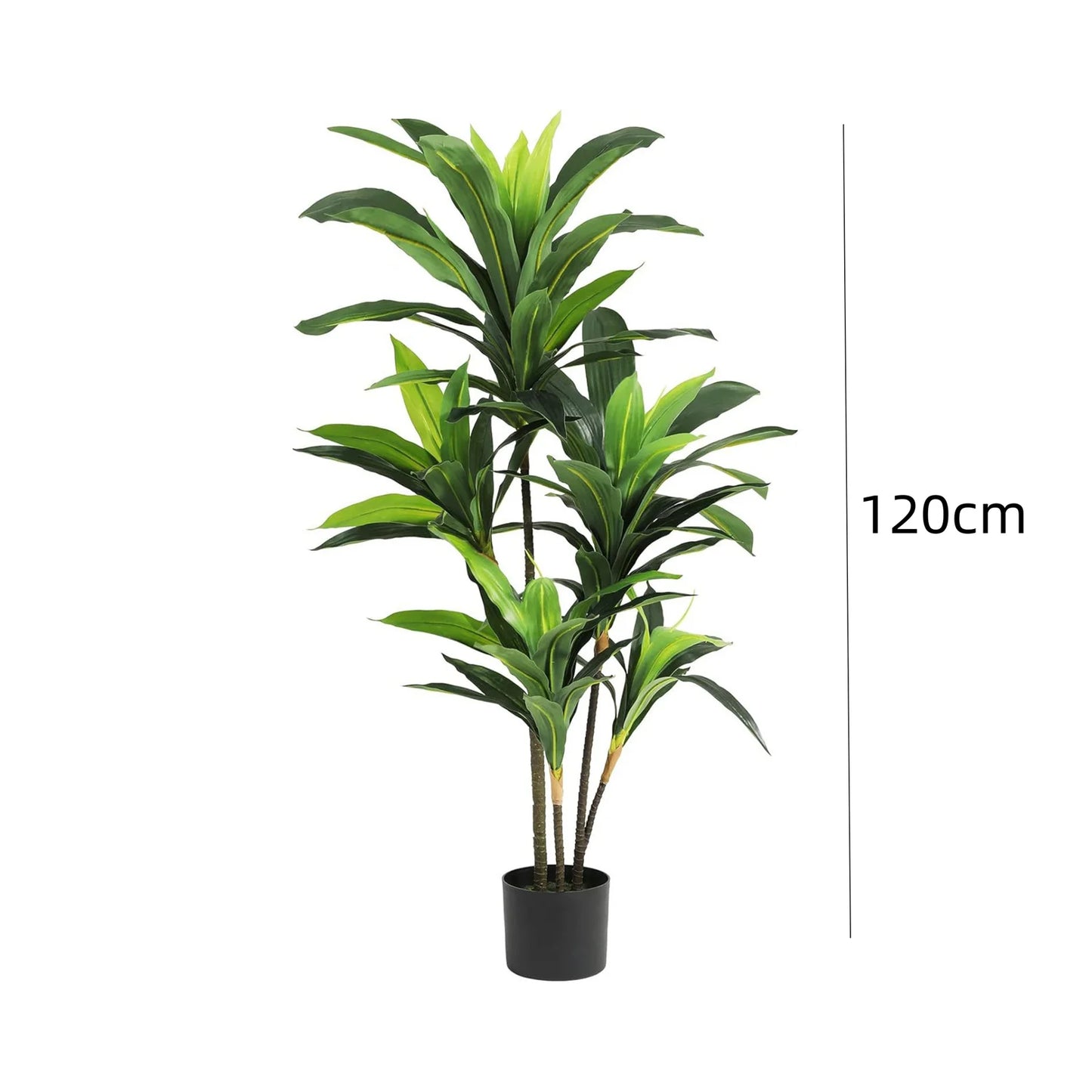 Artificial Dracaena Indoor Plant in Pot With Adjustable Branches