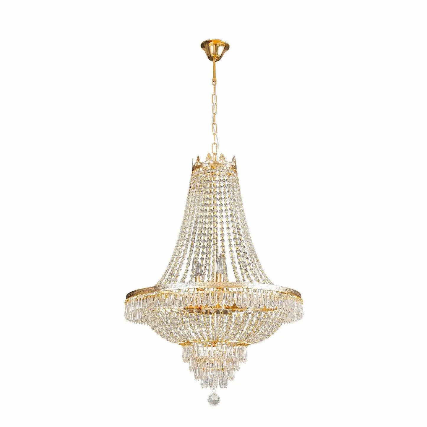 Crystal Chandelier Pendant Light For Entryway And Bedroom