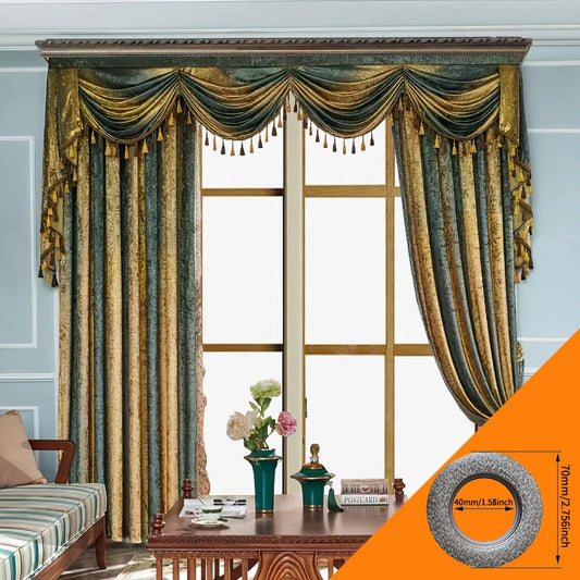 Zhejiang Curtain Fabric Perforated Flannelette For Living Room