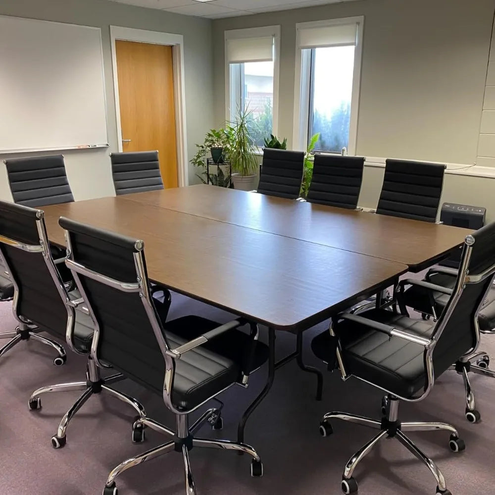 Home Office Chair Ribbed Leather ErgonomicallyDesigned Executive Desk Chair ProlongedUse