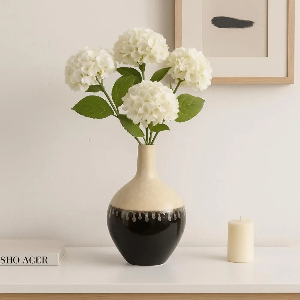 DAFIFY Modern Ceramic Vase For Living Room Decor