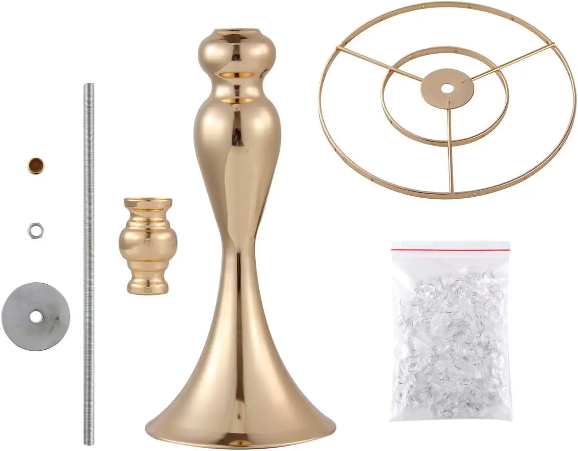 Hignconcerned Versatile OrnamentalCenterpieceVase For LuxuryWeddingTable HomeDecor