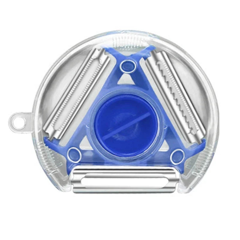 1PC 3 in 1 Magic Trio Peeler Set Slicer Shredder Peeler Julienne Cutter Multi Peel Blade Zesters Grater Kitchen Tool Accessories