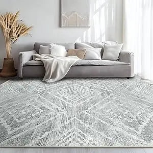 Hign-concerned Area Rug MachineWashableNonSlip UltraSoft LowPilePattern Western Tribal LivingRoom Entryway