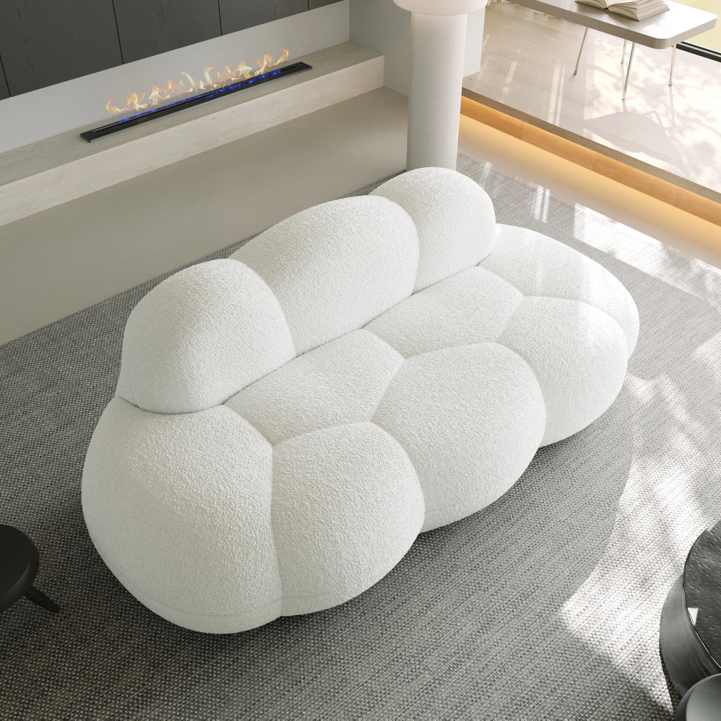Sdorens Modern Cloud Shaped Couches Sofa for Living Room