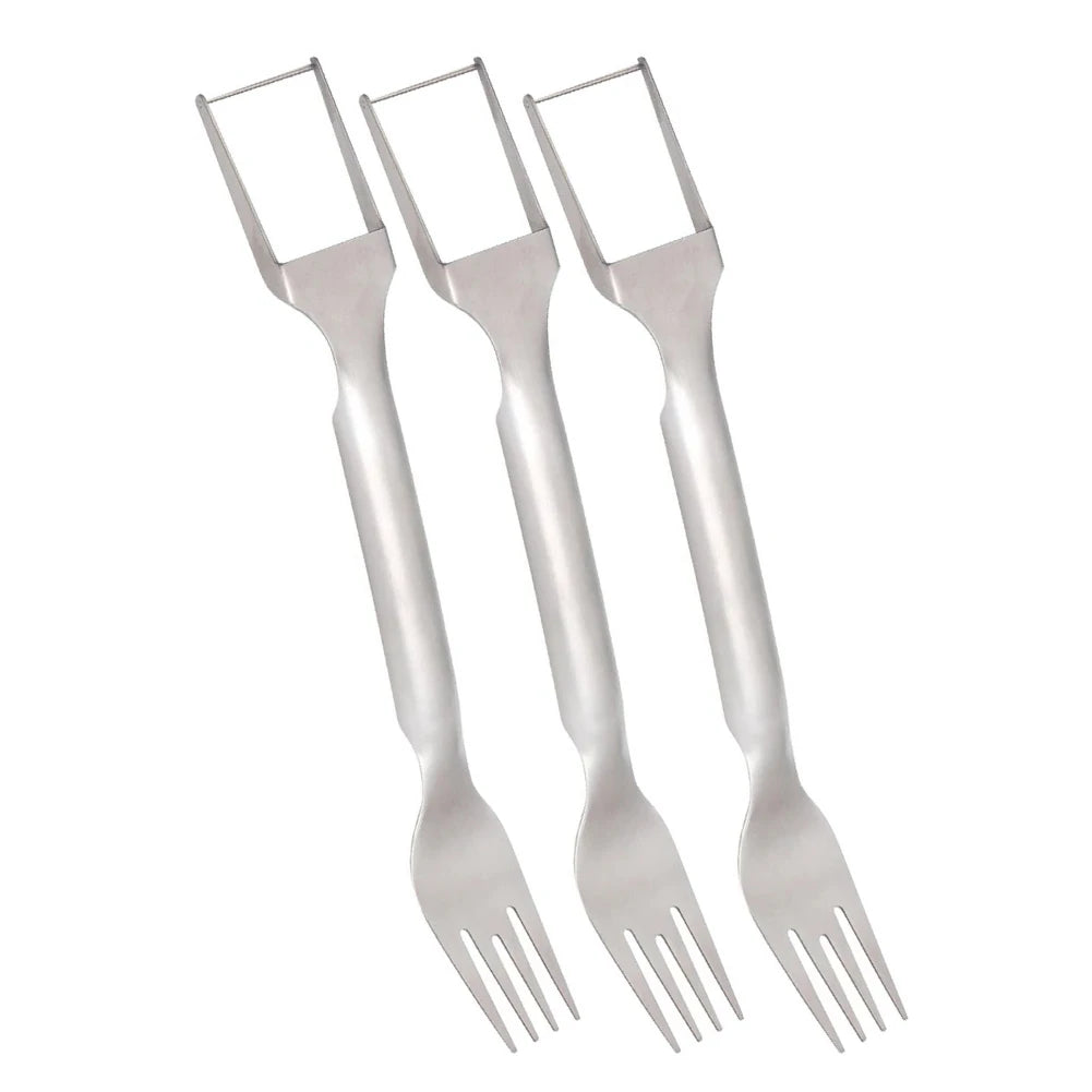 2 In 1 Watermelon Fork Slicer Dual Head Watermelon Cutter Knife Multi-purpose Fruit Cutting Fork for Home Kitchen Gadget