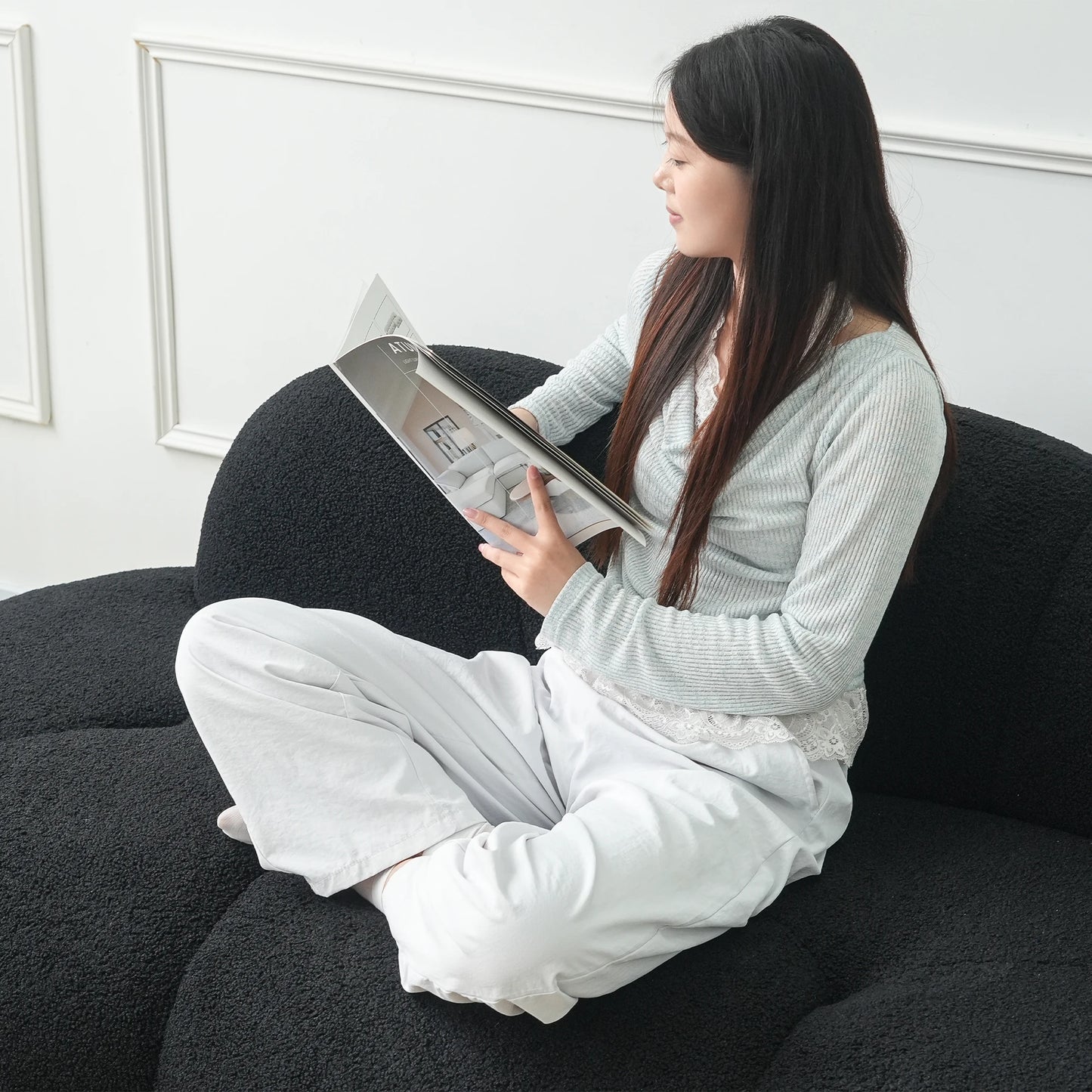 Sdorens Modern Cloud Shaped Couches Sofa for Living Room