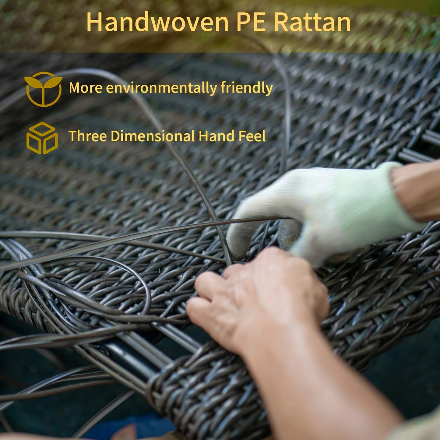 Naga Bahna Outdoor Patio Sectional Sofa Set With Cushions