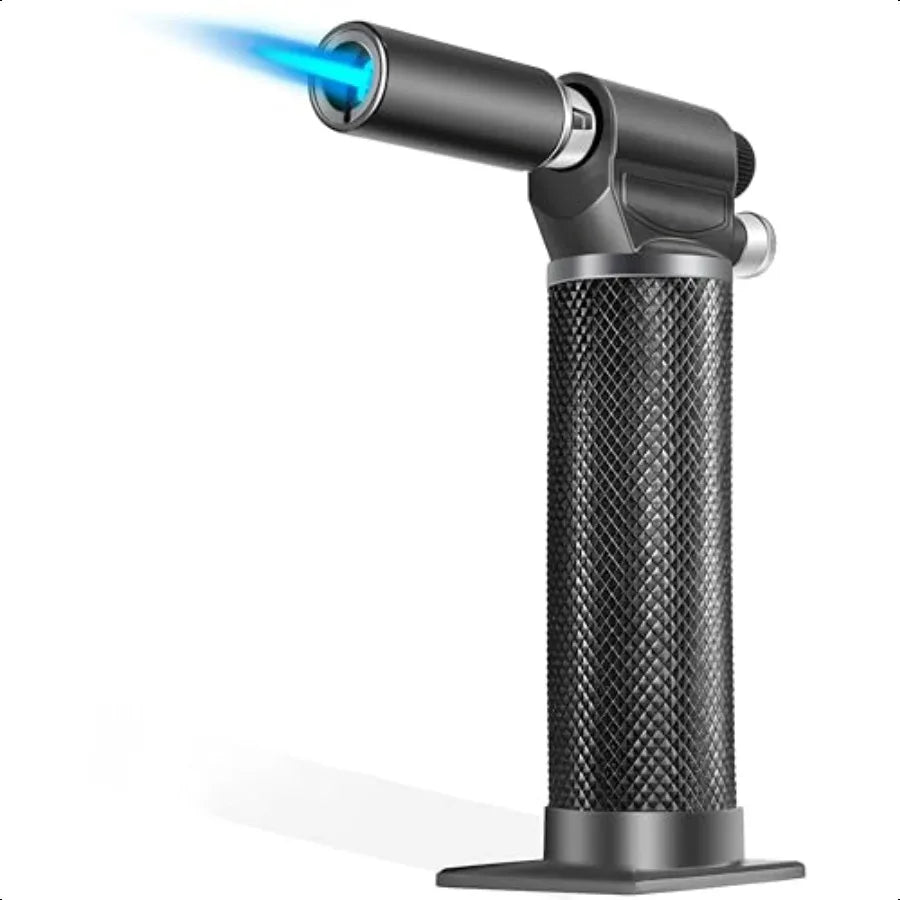 Butane Torch Refillable Kitchen Torch Lighter Jet Flame Cooking Torch Creme Brulee Torch Blow Torch Mini Soldering Torch for We