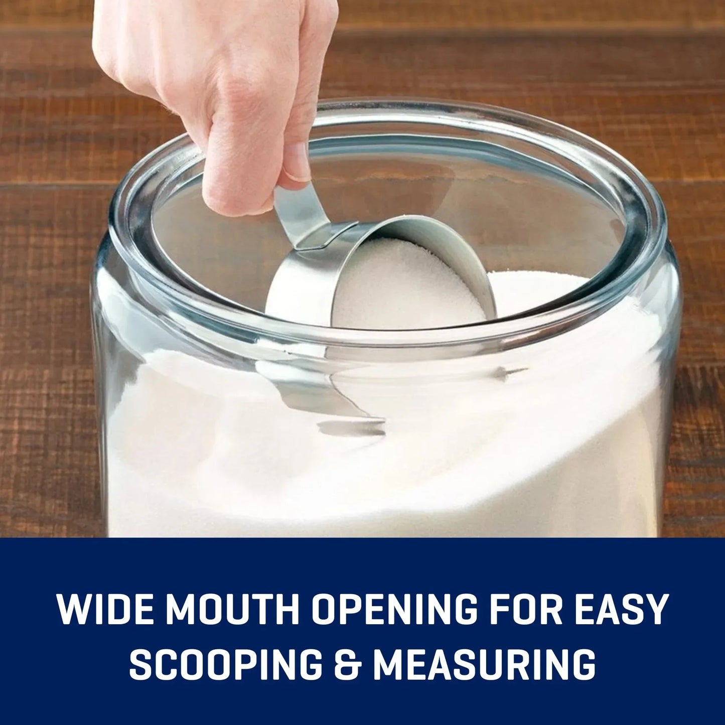 Glass Jars with Airtight Lids 2 Gallon Large Capacity, Kitchen Pantry Storage Containers for Crafting Cookie Candy