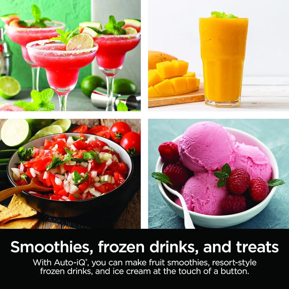 BN701 Professional Plus Blender, 1400 Peak Watts, 3 Functions for Smoothies, Frozen Drinks & Ice Cream with Auto IQ, 72-oz.* To