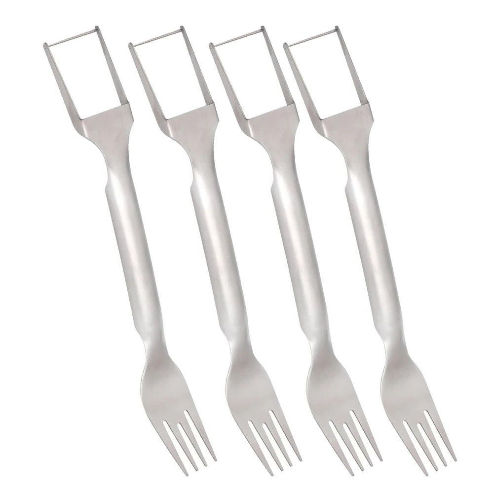 2 In 1 Watermelon Fork Slicer Dual Head Watermelon Cutter Knife Multi-purpose Fruit Cutting Fork for Home Kitchen Gadget