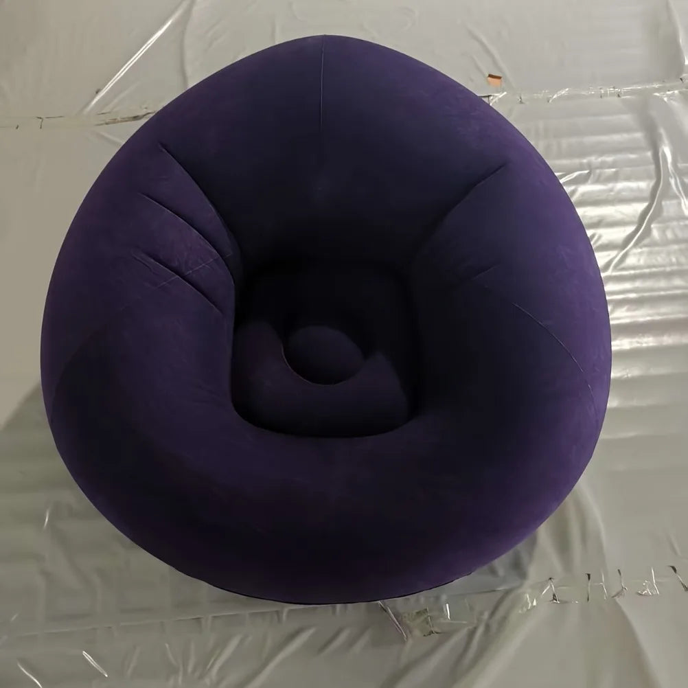 Chair Inflatable Superdurable Ergonomic Lounge Sofas Oval Foldable Outdoor Patio