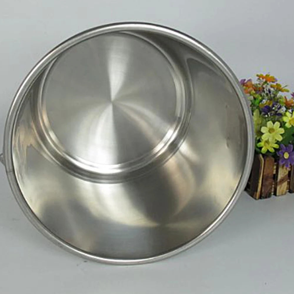 6L/12L/20L Bucket with Lid & Handle Water Storage Pail Metal Milking Bucket Stainless Steel Extra Thick