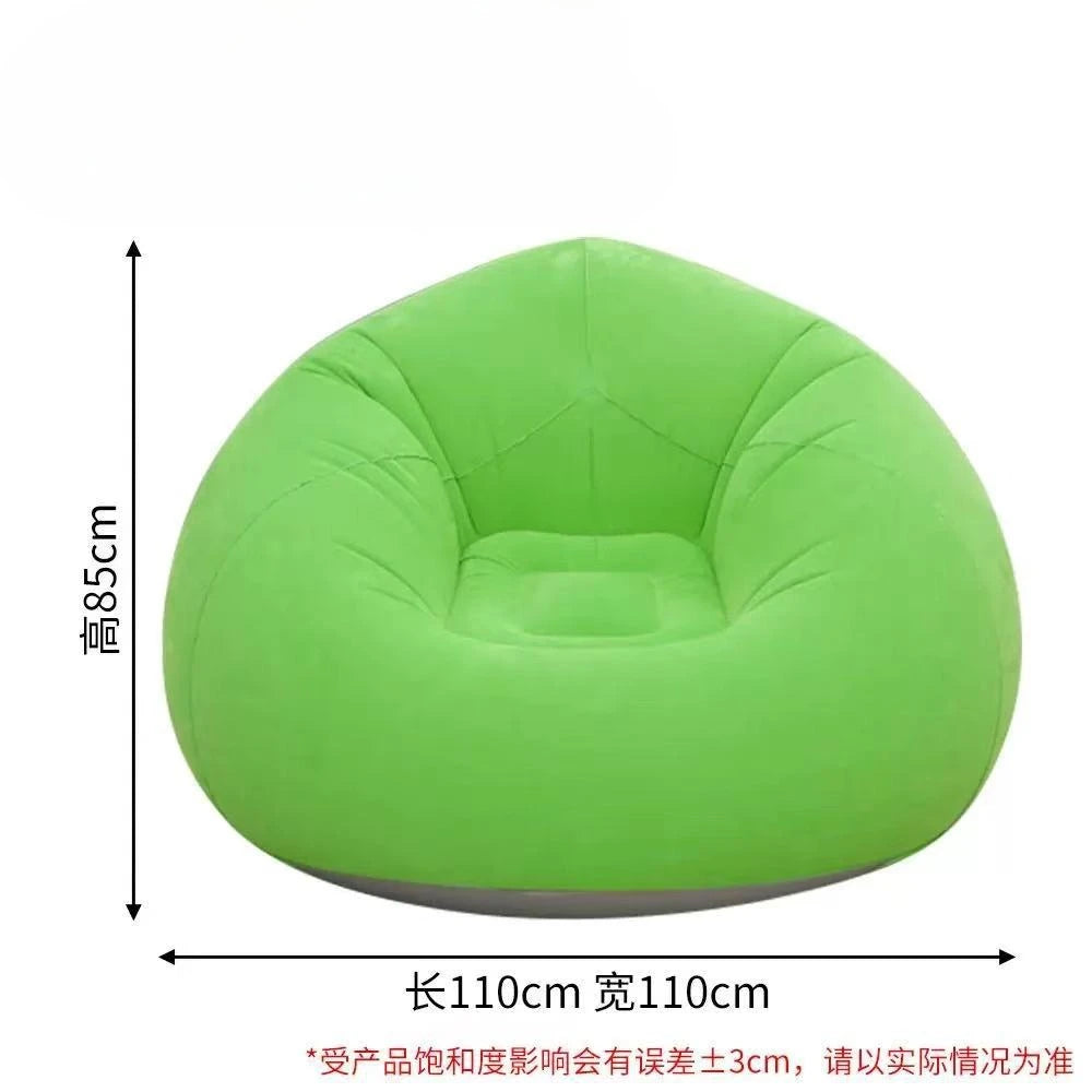 Chair Inflatable Superdurable Ergonomic Lounge Sofas Oval Foldable Outdoor Patio