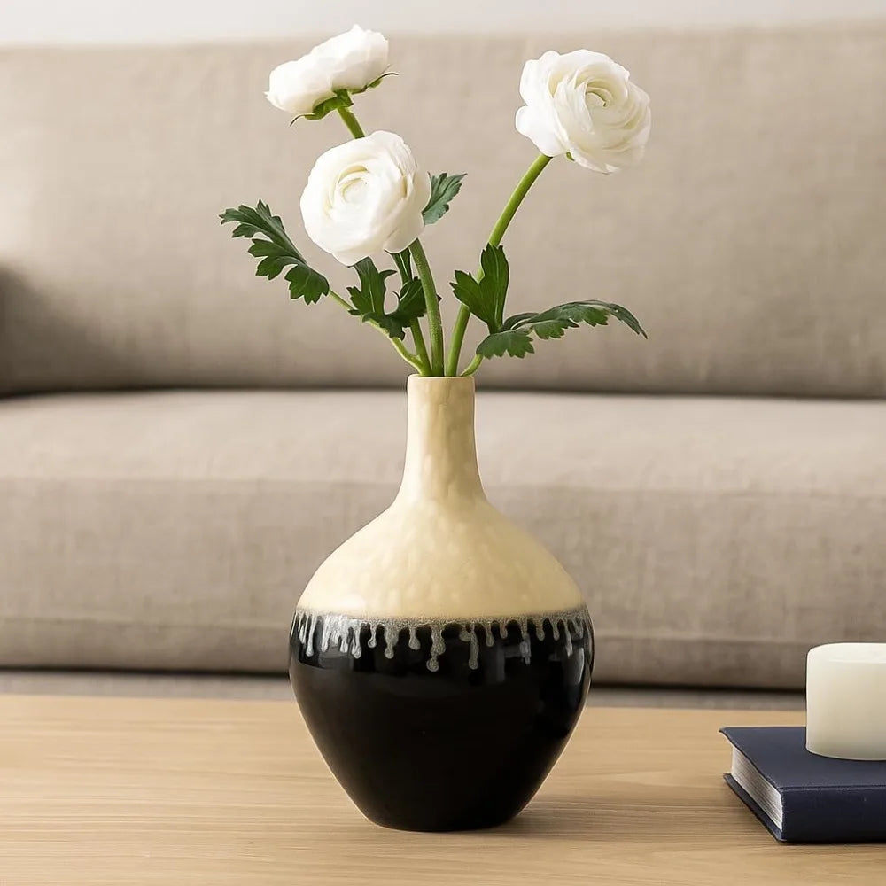 DAFIFY Modern Ceramic Vase For Living Room Decor