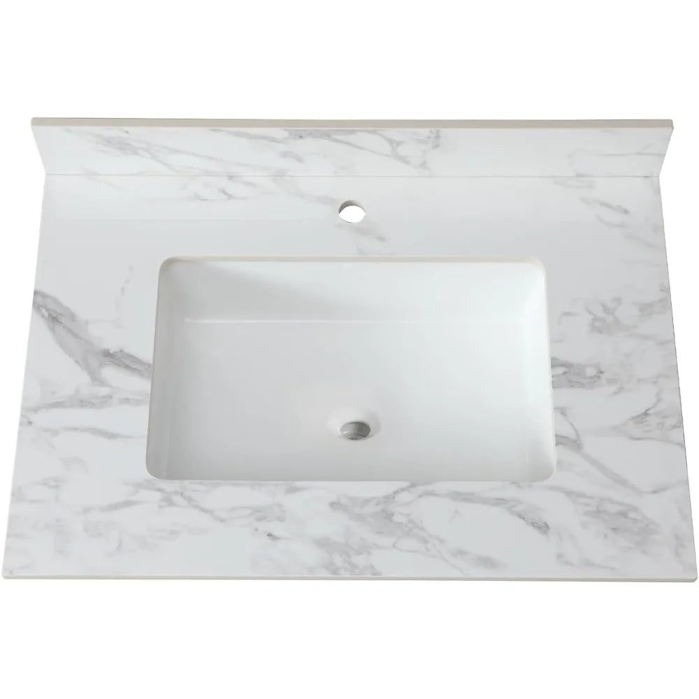 Capacity Sintered Stone Bathroom Vanity Top With Undermount Sink
