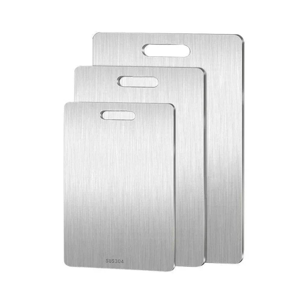 316 Stainless Steel Cutting Board - Thickened Anti-Mold Chopping Board for Vegetables, Meat, Cooking - Durable Kitchen Mat