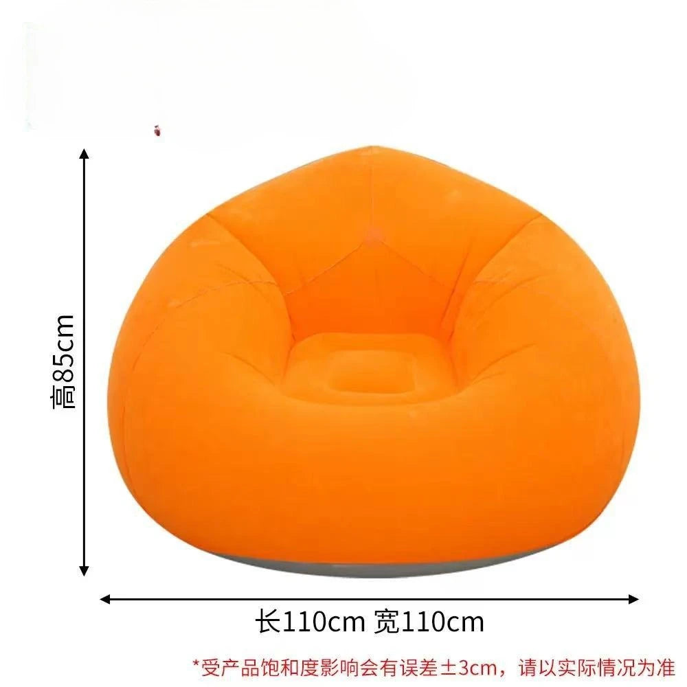Chair Inflatable Superdurable Ergonomic Lounge Sofas Oval Foldable Outdoor Patio