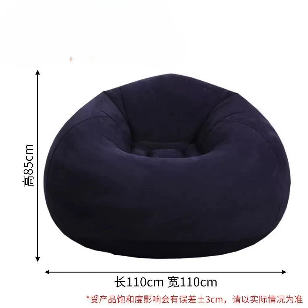 Chair Inflatable Superdurable Ergonomic Lounge Sofas Oval Foldable Outdoor Patio