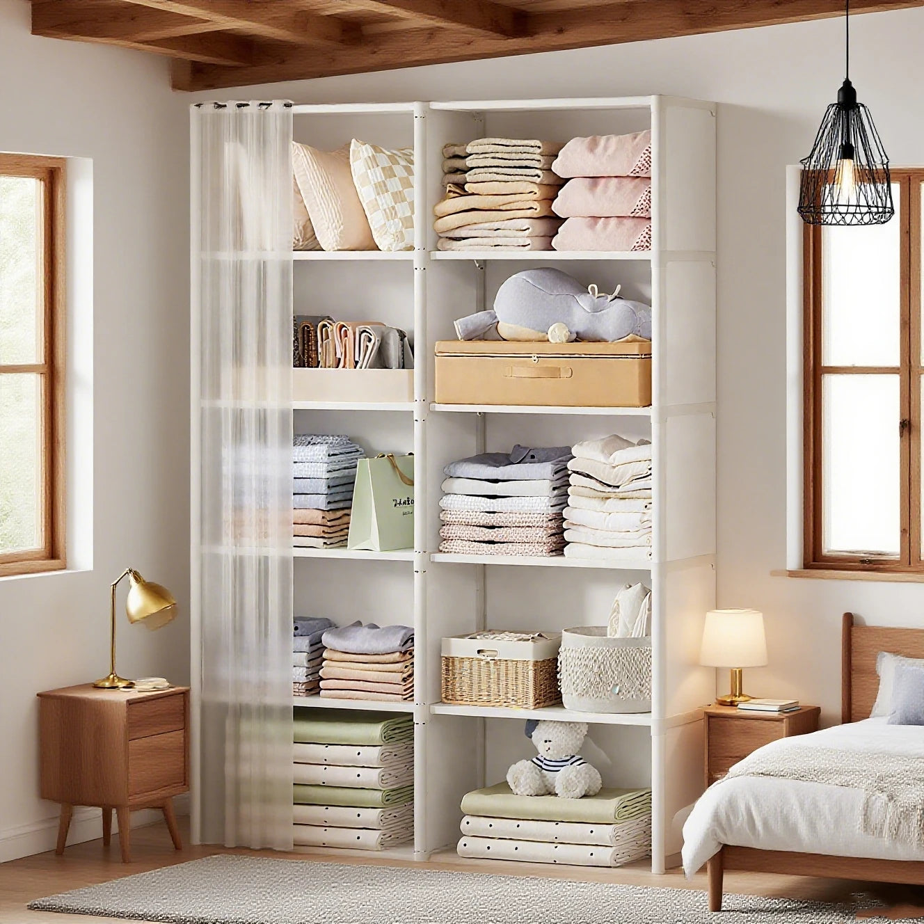 Drawer 6 Layer Dustproof Wardrobe Storage Organizer