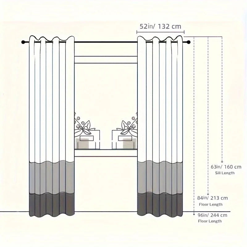 Zhejiang Craft Of Weaving Wave Circle Blackout Curtains Living Room