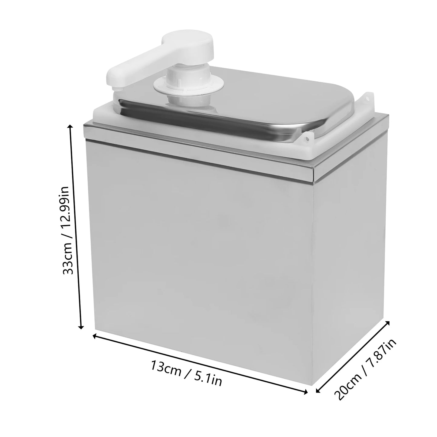 1/2/3/4 Bucket Sauce Squeeze Dispenser Pump Condiment Pump Station Stainless Steel for Salad Jam Seasoning USA