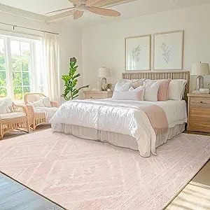 Hign-concerned Area Rug MachineWashableNonSlip UltraSoft LowPilePattern Western Tribal LivingRoom Entryway