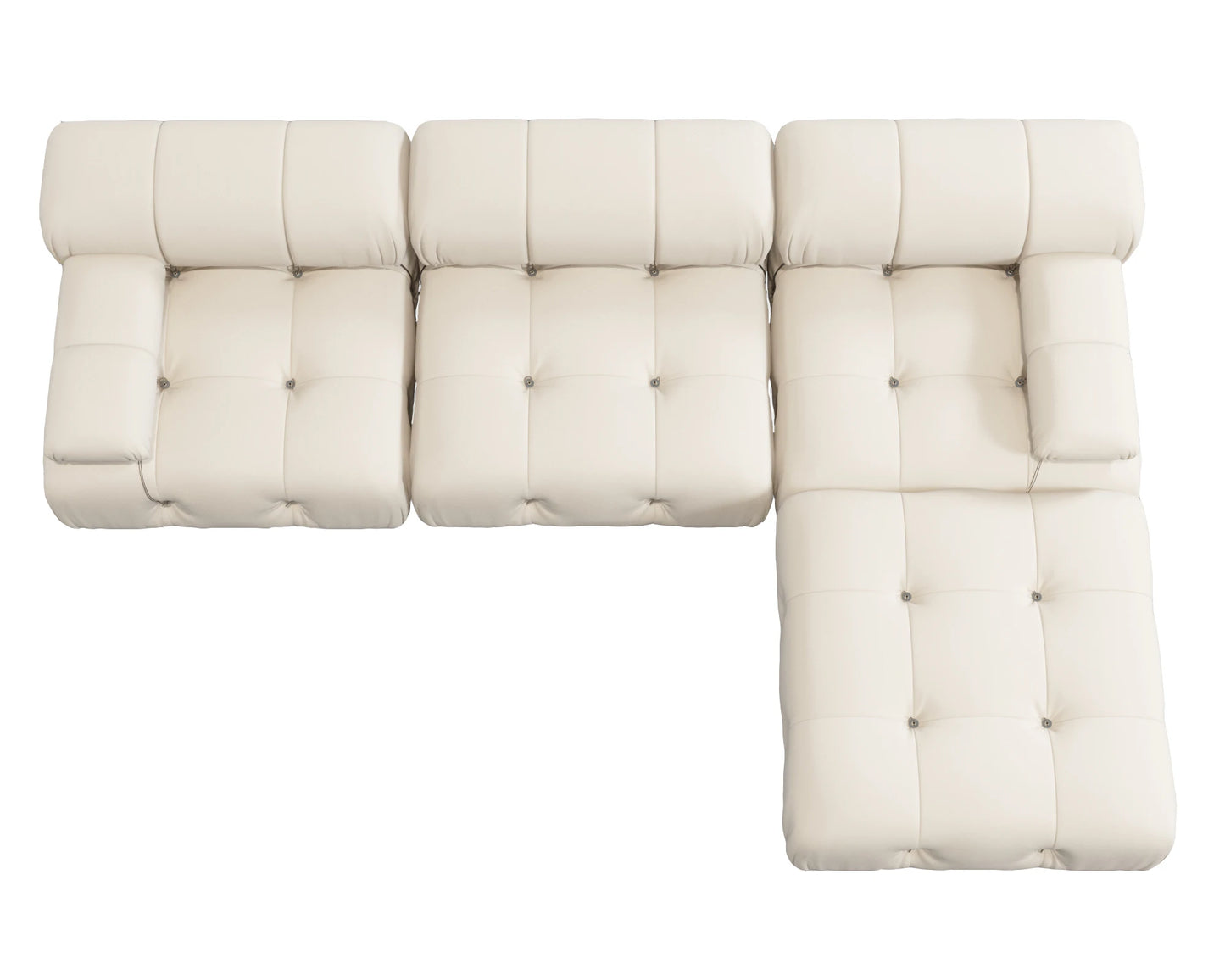 CN Guangdong Velvet L Shaped Modular Sectional Sofa With Ottoman