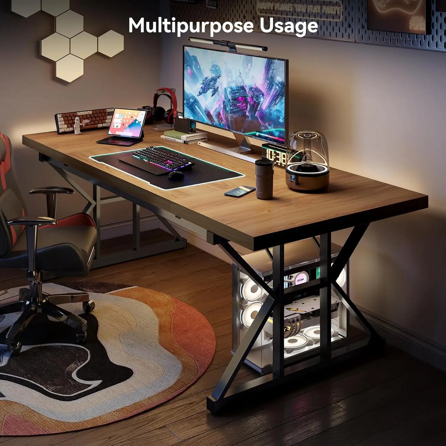 LITTLE TREE Modern Office Desk for Home and Professional Use