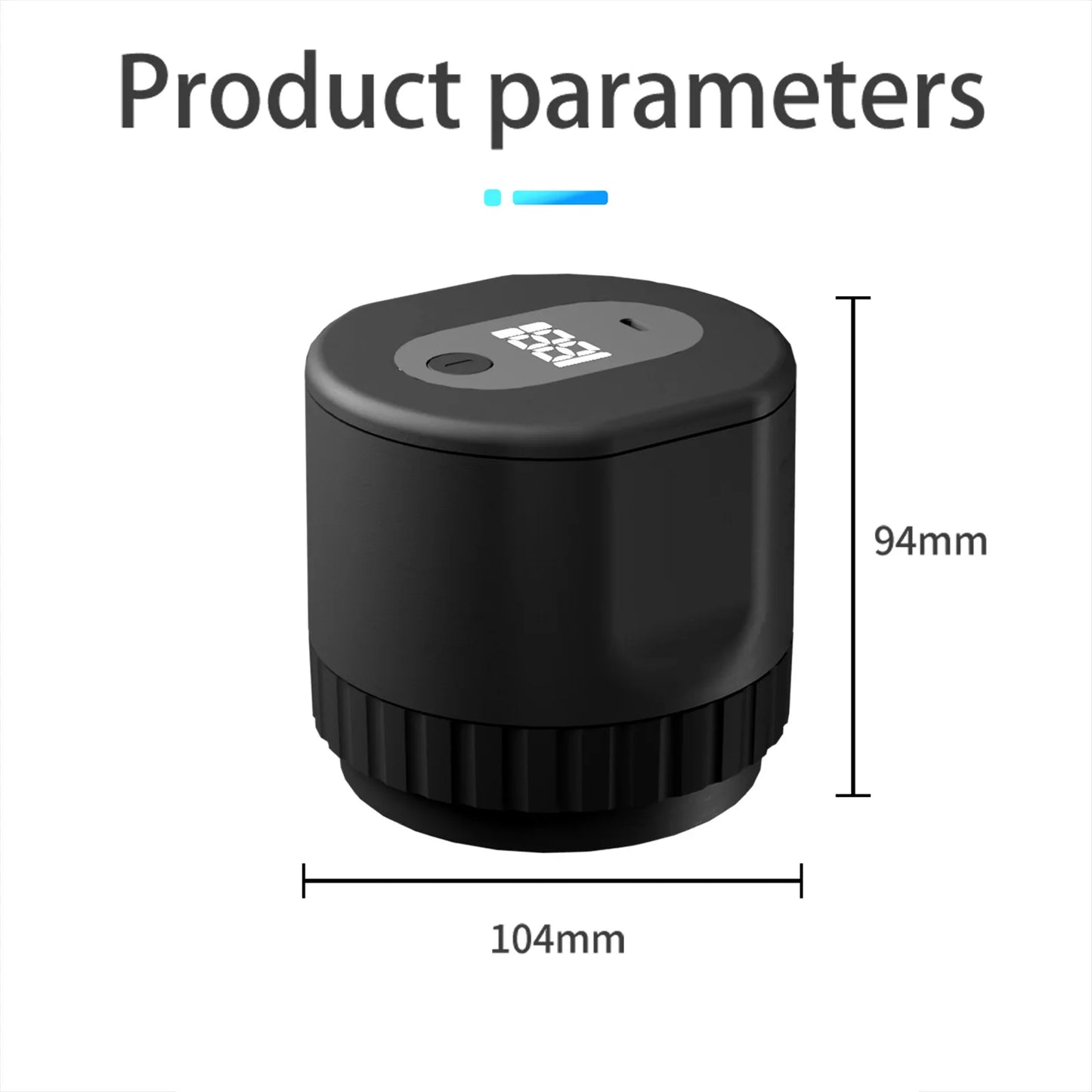 Electric Mason Jar Vacuum Sealer Kit Cordless Automatic Jar Sealer Kit for Food Storage and Fermentation with Wide-Mouth and Reg