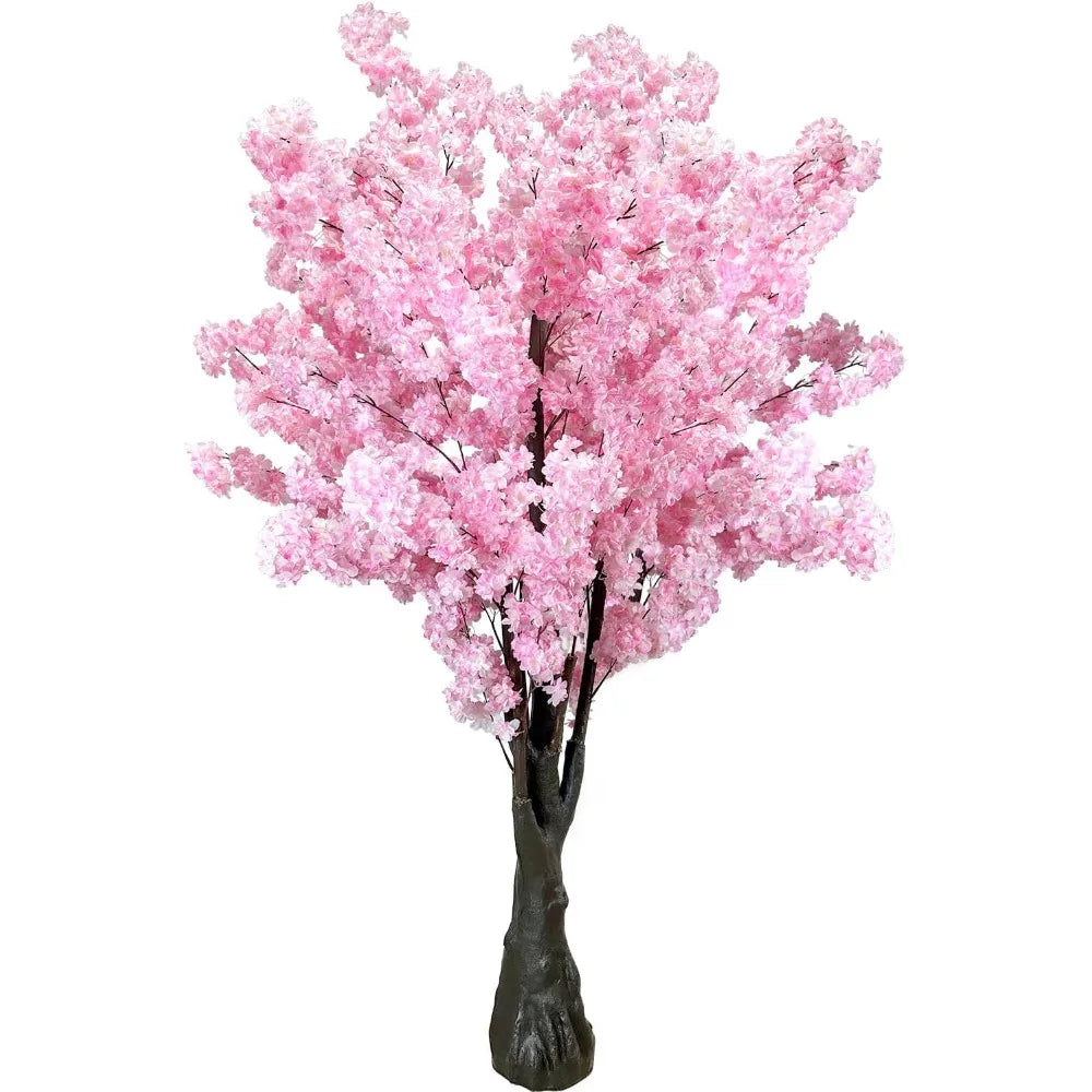 Built-In Cherry Blossom Artificial Tree for Home Office Decor