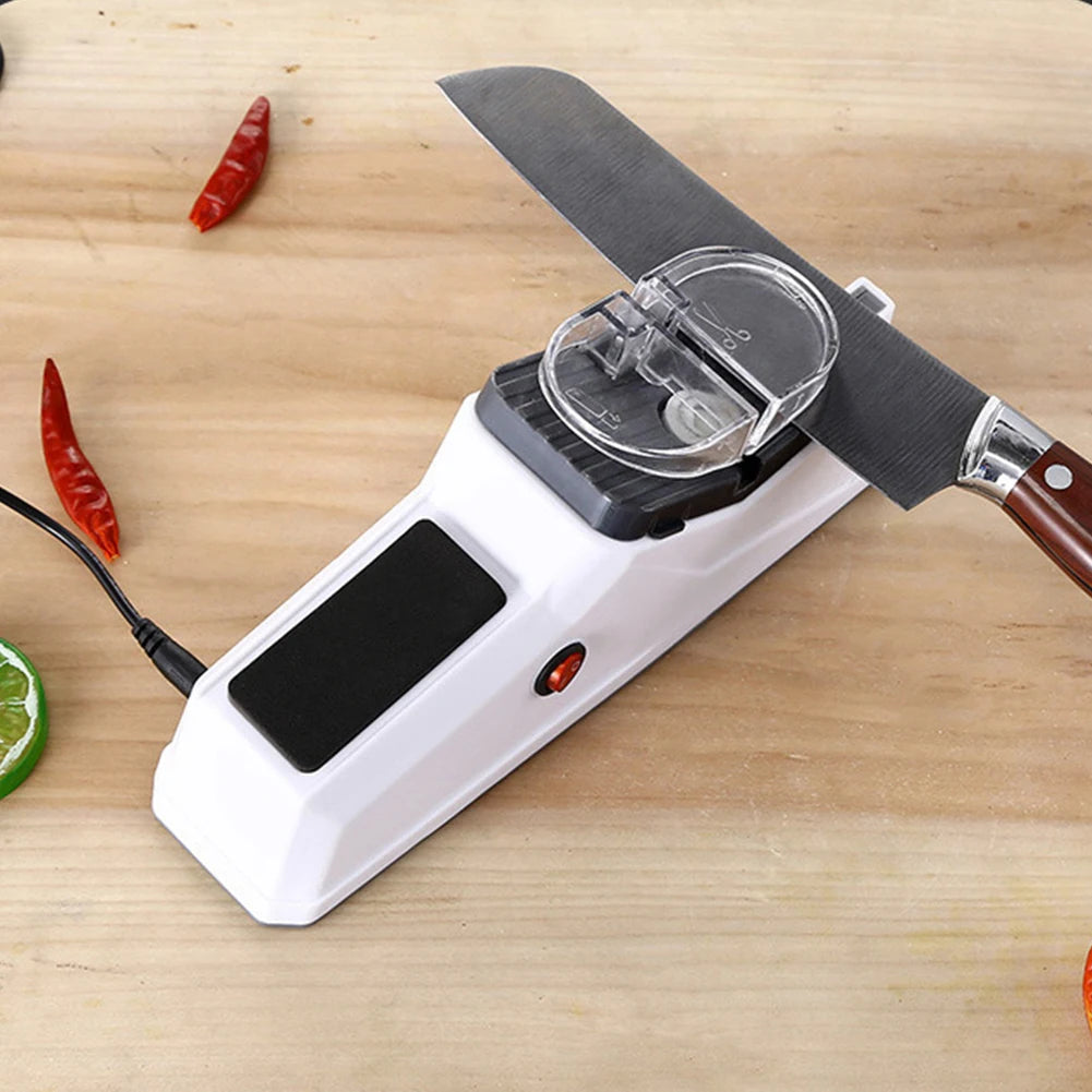 Knife Sharpener USB Automatic Knives Sharpeners Professional Rechargable Sharpeners Kitchen Knives Tool Knife Scissor Sharpening