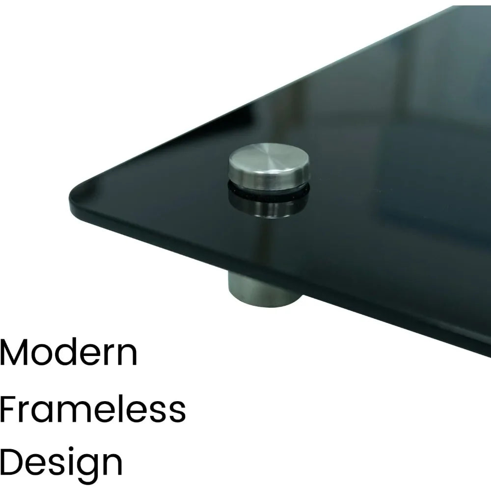 48x36 Inch Frameless Magnetic Glass Dry Erase Board for Wall Mounting