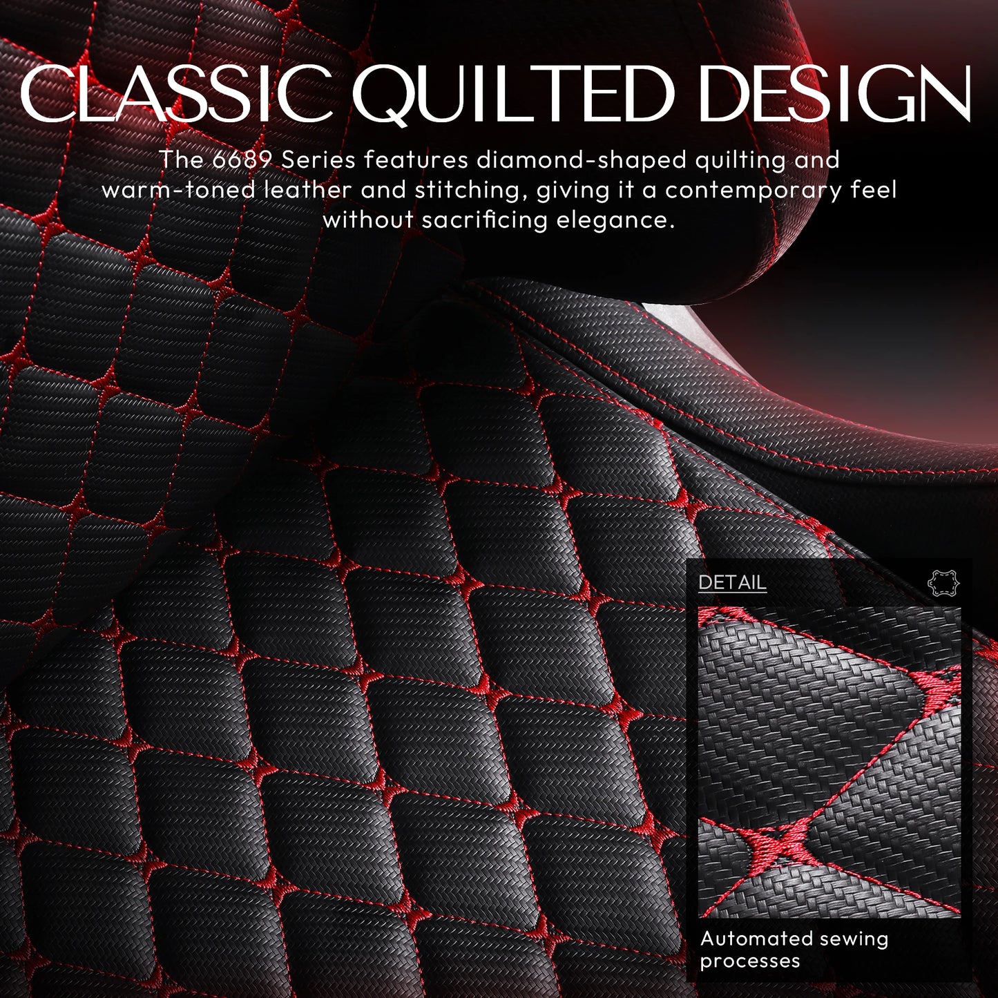 Dowinx Gaming Office Chair with Footrest and Lumbar Support Vintage PU Leather High Back Adjustable Swivel Task Chair