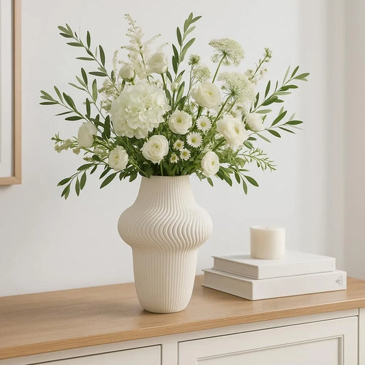 DAFIFY Texture Ceramic Vase Modern Stoneware Home Decor