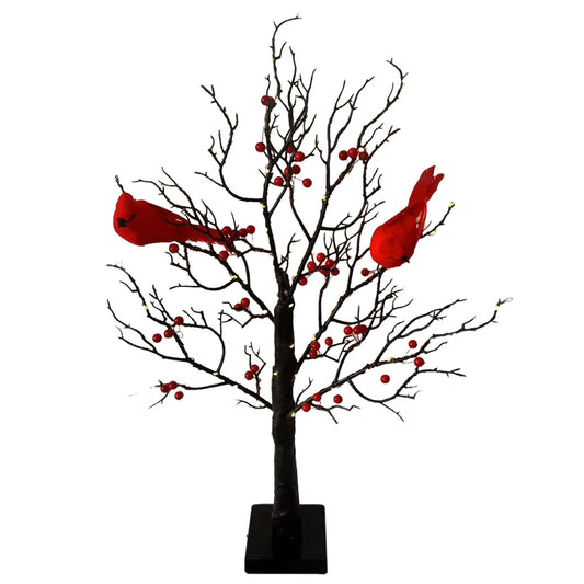 Hign-concerned Mini Tree Light Led Fairy Light With Bird Berries Battery Operated For Bedroom Living Room